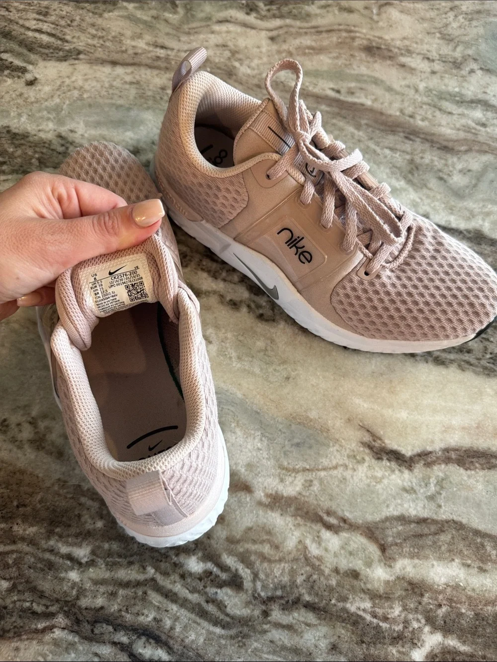 Nike Pink Mesh Trainer - Lightweight Comfort
